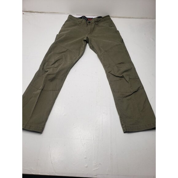 Wrangler Pants Men Green ATG All Terrain Gear Nylon Blend Hike Workwear 32x30 - Picture 1 of 9